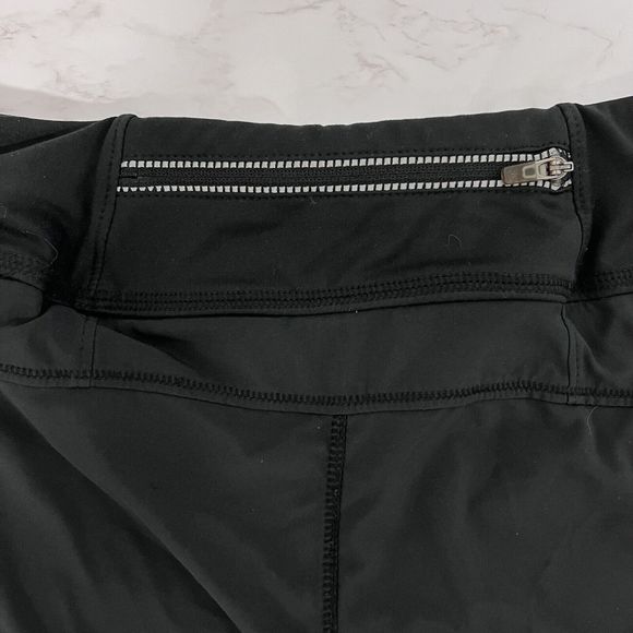 Athleta Women’s XXS Pulse 2 in 1 Black Stretch Running Shorts Athletic Gym - Picture 8 of 16